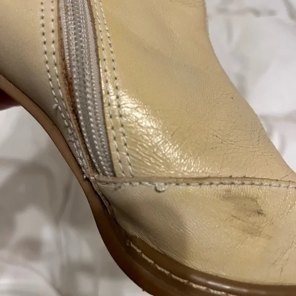 Cream funky boots. - Picture 4 of 5